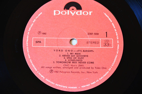 Yoko Ono - It's Alright (I See Rainbows)