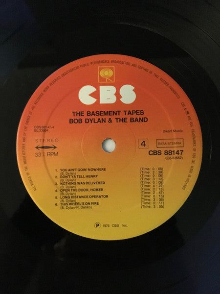 Bob Dylan & The Band - The Basement Tapes