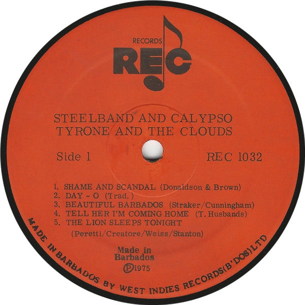 Tyrone And The Clouds - Steel Band And Calypso