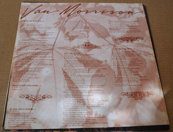 Van Morrison - A Sense Of Wonder