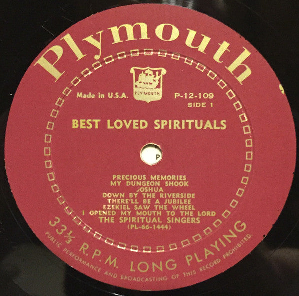 The Spiritual Singers (3) - Best Loved Spirituals