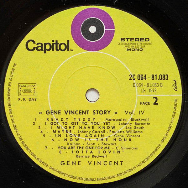 Gene Vincent - Gene Vincent Story Vol. 3