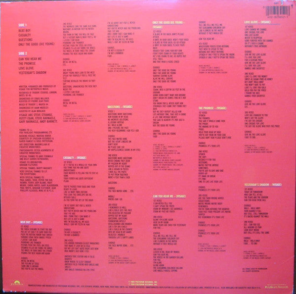 Visage - Beat Boy