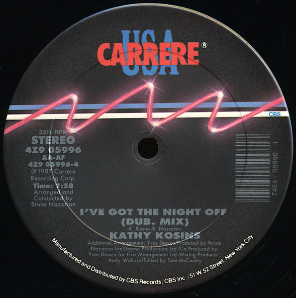 Kathy Kosins - I've Got The Night Off