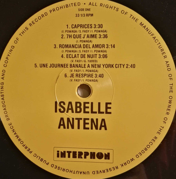 Isabelle Antena - Tous Mes Caprices
