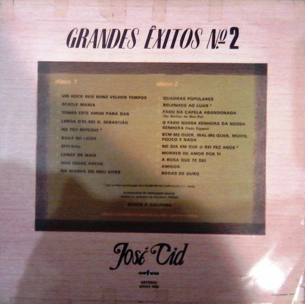 José Cid - Grandes Êxitos N.º 2