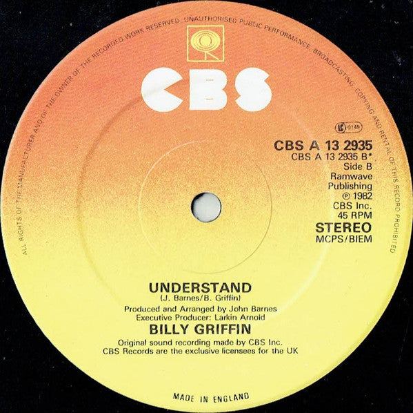 Billy Griffin - Hold Me Tighter In The Rain