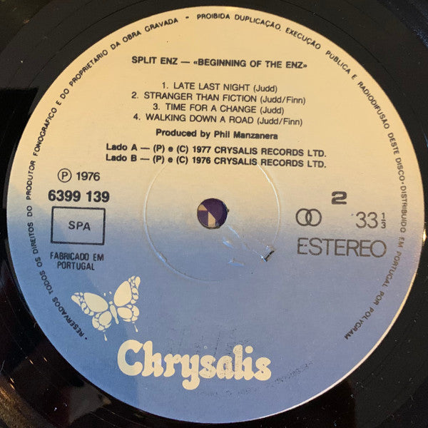 Split Enz - Beginning Of The Enz