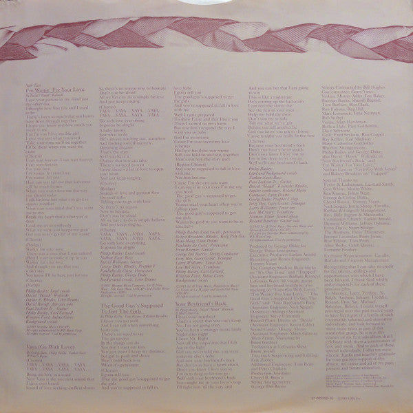 Philip Bailey - Continuation