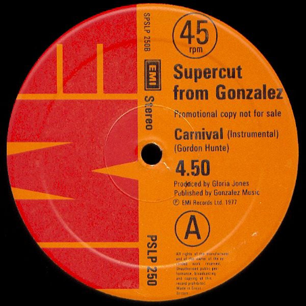 Gloria Jones / Gonzalez - Bring On The Love / Carnival