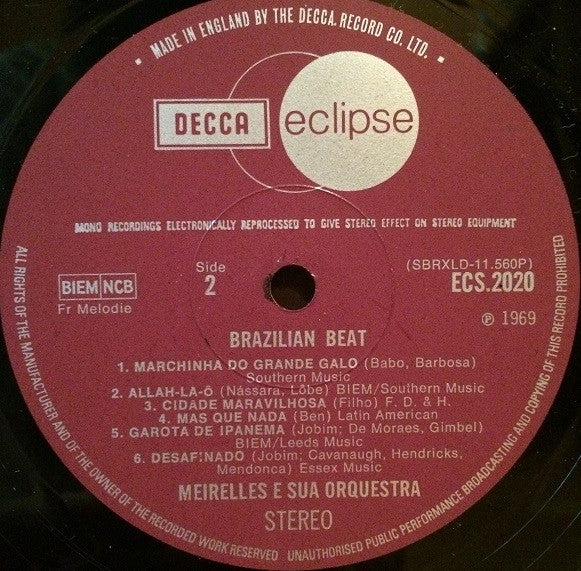 Meirelles E Sua Orquestra - Brazilian Beat