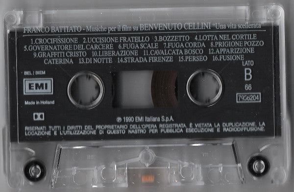 Franco Battiato - Benvenuto Cellini "Una Vita Scellerata"