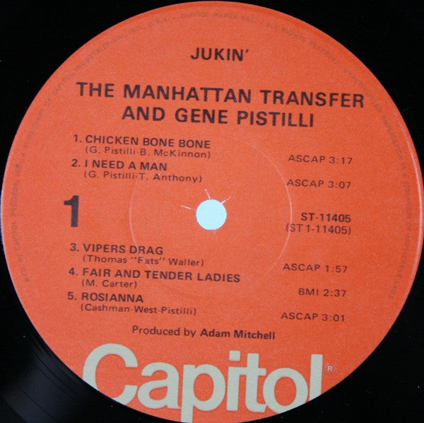 The Manhattan Transfer And Eugene Pistilli - Jukin'