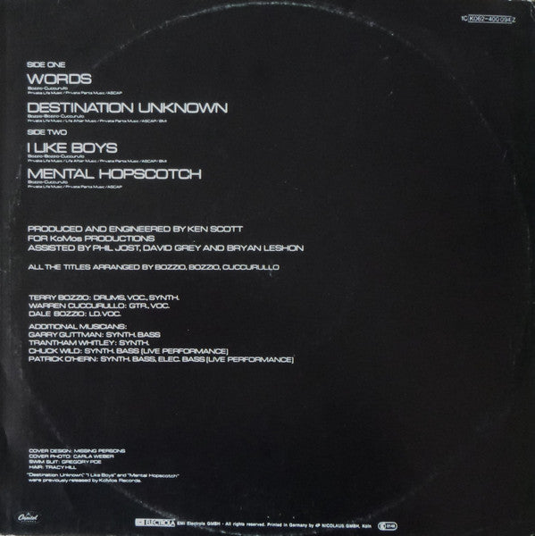 Missing Persons - Missing Persons