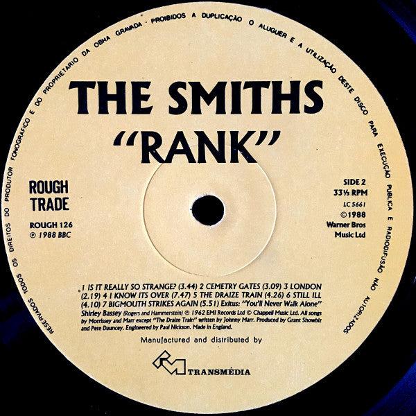 The Smiths - Rank