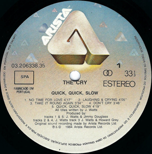 The Cry Featuring John Watts - Quick Quick Slow