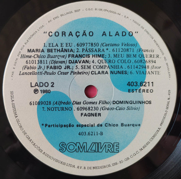 Various - Coração Alado (Trilha Sonora Original Da Novela)