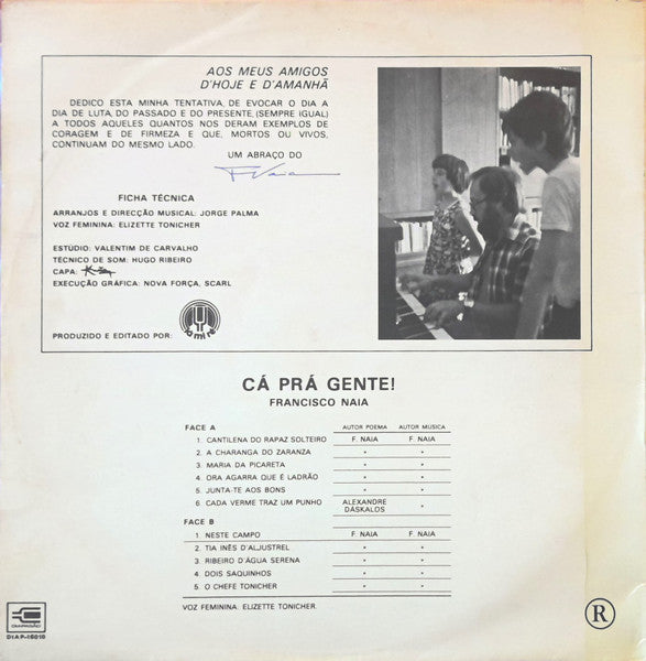 Francisco Naia - Cá Prá Gente