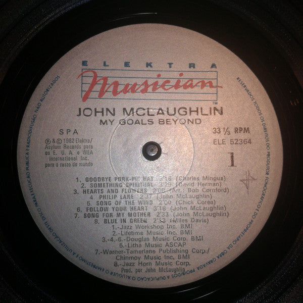 John McLaughlin - My Goal's Beyond