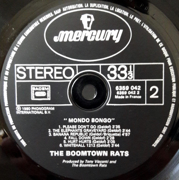 The Boomtown Rats - Mondo Bongo