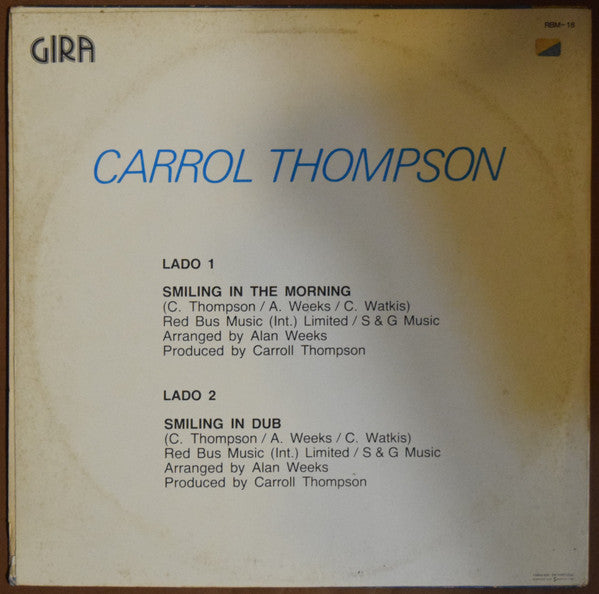 Carroll Thompson - Smiling In The Morning