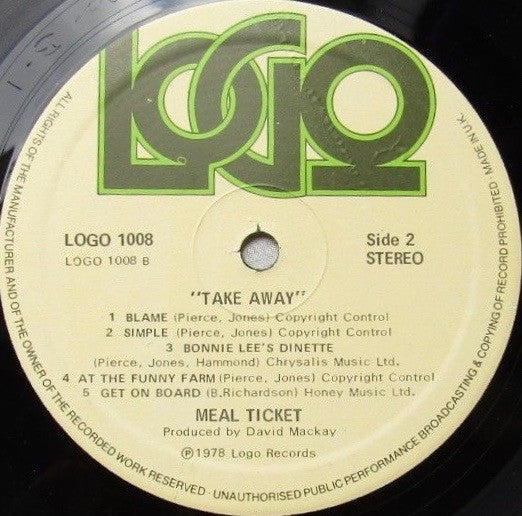 Meal Ticket (2) - Take Away