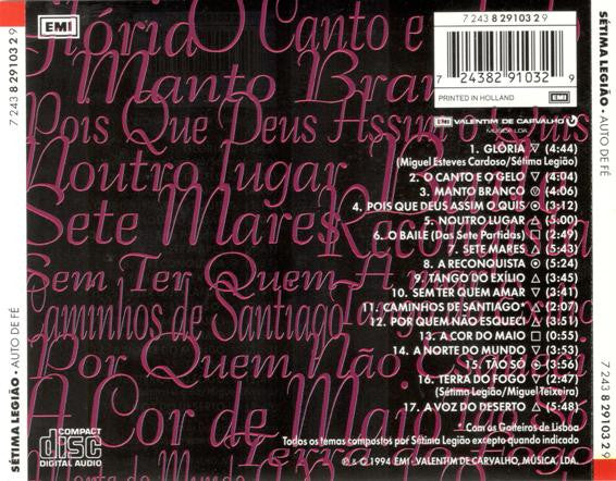 Sétima Legião - Auto De Fé