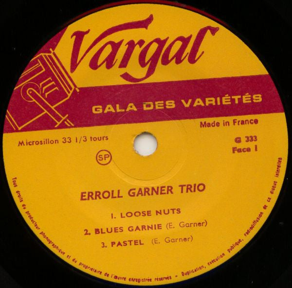Erroll Garner Trio - Erroll Garner