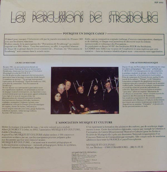 Les Percussions De Strasbourg - En Concert