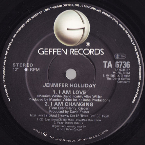 Jennifer Holliday - No Frills Love