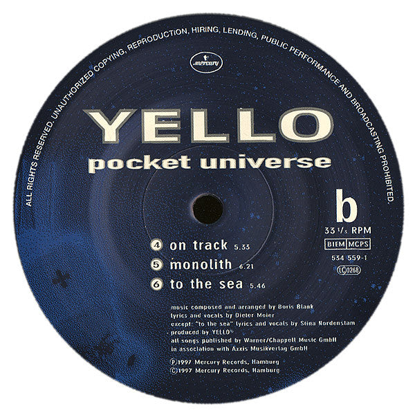 Yello - Pocket Universe