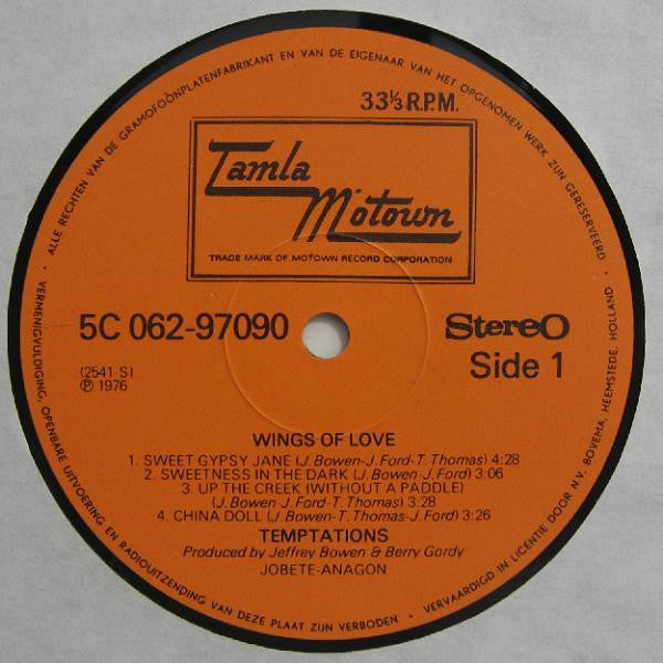 The Temptations - Wings Of Love