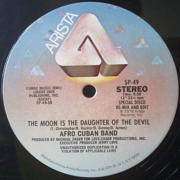 Love Childs Afro Cuban Blues Band - Baila / The Moon Is The Daughter Of The Devil