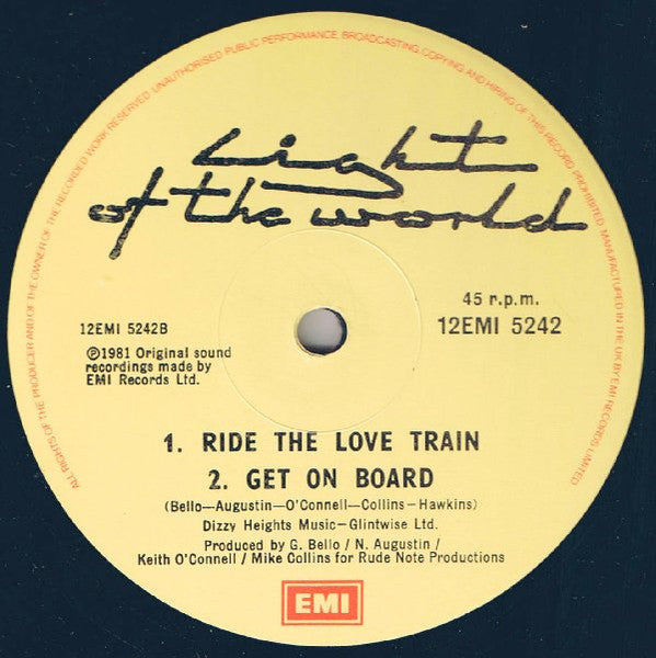 Light Of The World - Ride The Love Train