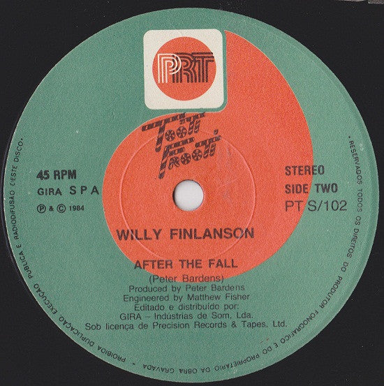 Willy Finlayson - On The Air Tonight