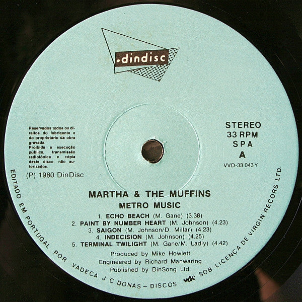 Martha And The Muffins - Metro Music