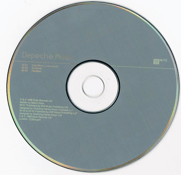 Depeche Mode - Only When I Lose Myself