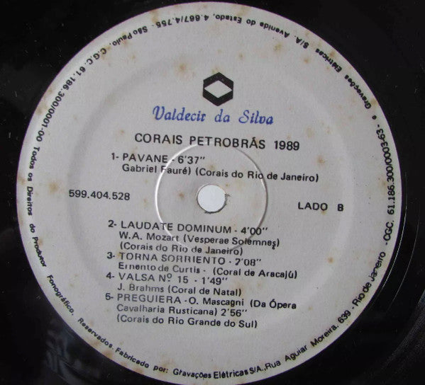 Corais Dos Empregados Da Petrobrás - Corais Petrobrás 1989