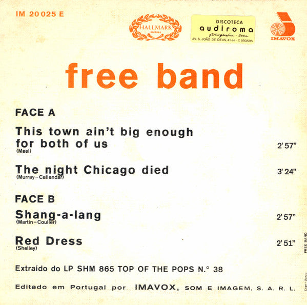 Free Band (2) - This Town Ain't Big Enough For Both Of Us