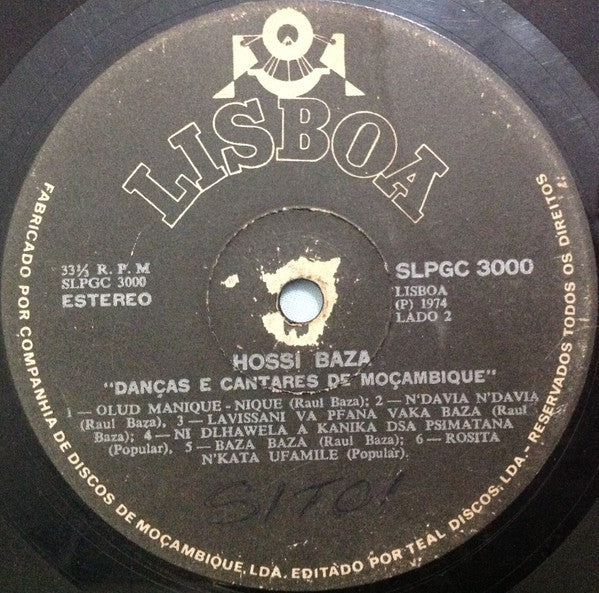 Hossi Baza - Danças E Cantares De Moçambique Nº1