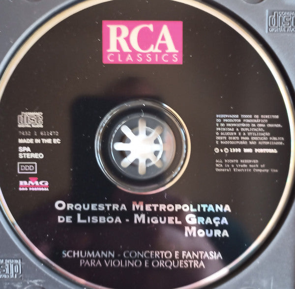 Robert Schumann - Gerardo Ribeiro, Orquestra Metropolitana de Lisboa, Miguel Graça Moura - Concerto Para Violino Em Ré Maior
