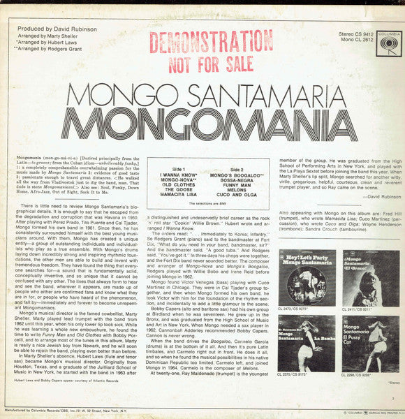 Mongo Santamaria - Mongomania