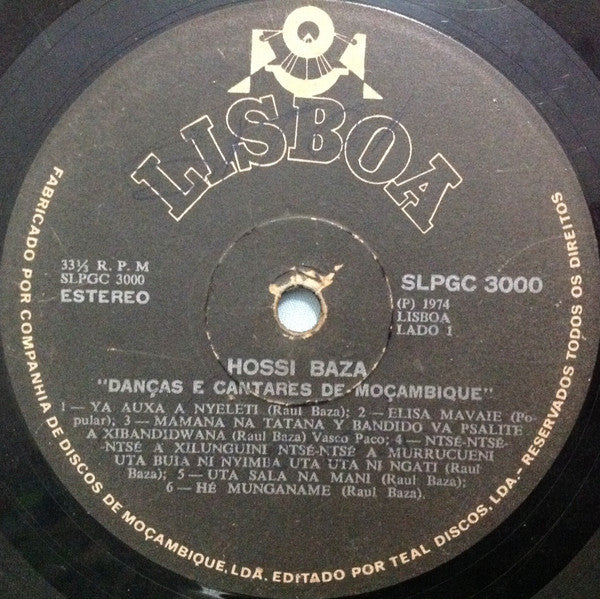 Hossi Baza - Danças E Cantares De Moçambique Nº1