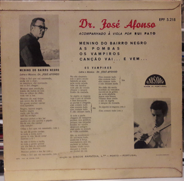 José Afonso - Em Baladas De Coimbra