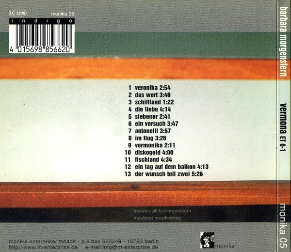 Barbara Morgenstern - Vermona ET 6-1