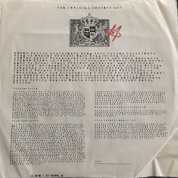 M (2) - The Official Secrets Act