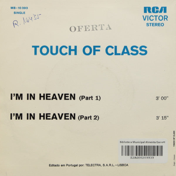 Touch Of Class - I'm In Heaven