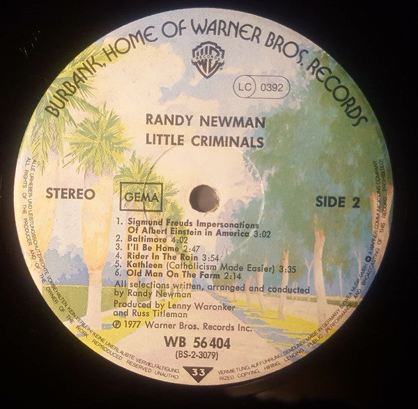 Randy Newman - Little Criminals