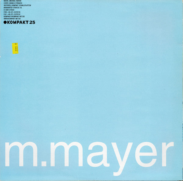 Michael Mayer - Pensum
