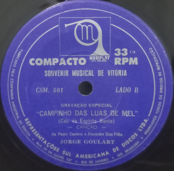 Jorge Goulart - Vitória, Cidade Sol / Campinho Das Luas De Mel